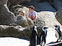 Mark and Catherine with Penguins