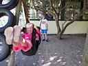 Swinging at Imhoff Farm